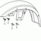 CM450A Переднее крыло