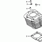 XR200R Цилиндр