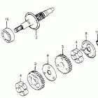 GL1100A Alternator shaft