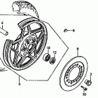 CB1000C Заднее колесо