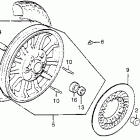 GL1100A Заднее колесо