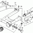 CB550SC Swingarm @ drive shaft