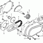 NC50 Крышка картера левая