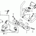 VF750C Руль и панель переднего номера