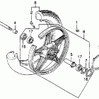 CM450A Cm450a front wheel 83