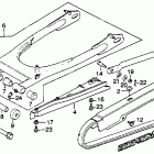 CM250C Swingarm @ chain case 83