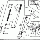 CX650T Передние аммортизаторы