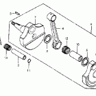 CR480R Коленвал и поршни