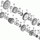 CB550SC Трансмиссия