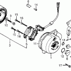 XR200R Генератор и крышка