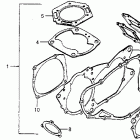 CR250R Комплект прокладок