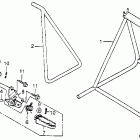 CR250R Main stand @ side stand  @ footpegs