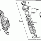 CB1100F Задний амортизатор
