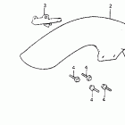 CB750SC Переднее крыло