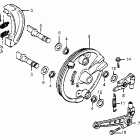 CR480R Front brake panel 83