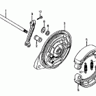 VF750S Задний тормоз