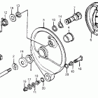 CR480R Rear brake panel 83
