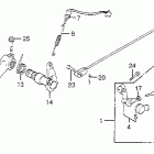CB550SC Gearshift pedal @ brake pedal