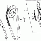 CM250C Цепь ГРМ и натяжитель