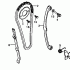 XL185S Цепь ГРМ и натяжитель