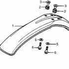XR200R Переднее крыло