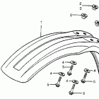 CR480R Переднее крыло