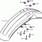 CR125R Переднее крыло