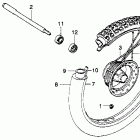 XL250R Front wheel 82-83