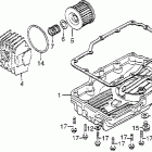 CB550SC Oil filter @ oil pan