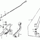 CR480R Shift pedal @ kick starter arm @ brake pedal 83