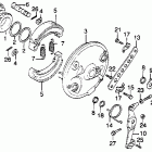 CM450E Cm450e front brake panel