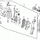 CB750SC Передний тормозной суппорт