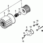 GL1100I Oil filter @ water pump cover