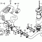 CX500TC Воздухозаборник