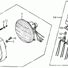 NX50M Headlight @ speedometer