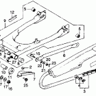 CB450T Swingarm @ chain case