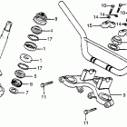 XR100 Handlebar @ top bridge  @ steering stem 82