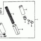 C70 Rear shock absorber 82