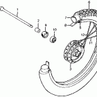 XL100S Front wheel 79-82