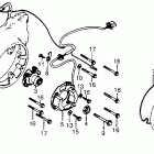 CB750C Left crankcase cover  @ spark advancer