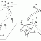 CB750C Заднее крыло