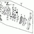 CB650SC Передний тормозной суппорт