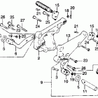 CB450T Подножки