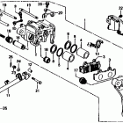 CB750F Rear brake caliper 81-82