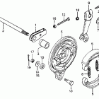CM200T Задний тормоз