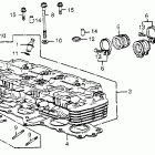 CB650SC Головка цилиндра