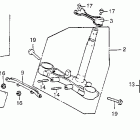 CB750C Траверса нижняя