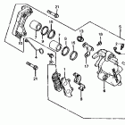 CB650 Cb650 front brake caliper 1 82