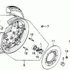 GL1100I Заднее колесо