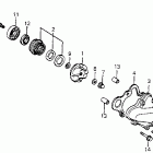 CR125R Water pump 82
